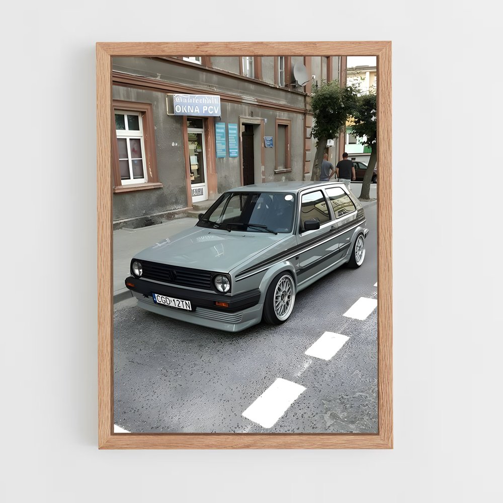 Poster Golf GTI Legend – affiche Volkswagen (vue 4)